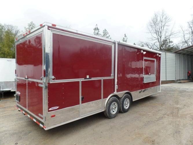 8.5' x 24' Concession BBQ Food Trailer Brandy Wine Catering