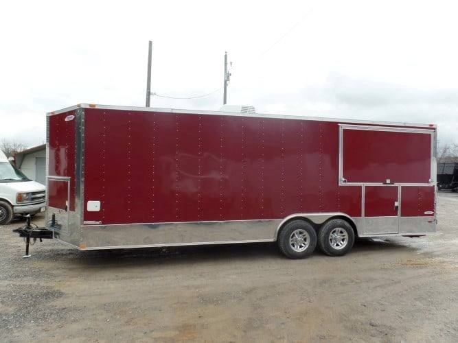 8.5' x 24' Concession BBQ Food Trailer Brandy Wine Catering