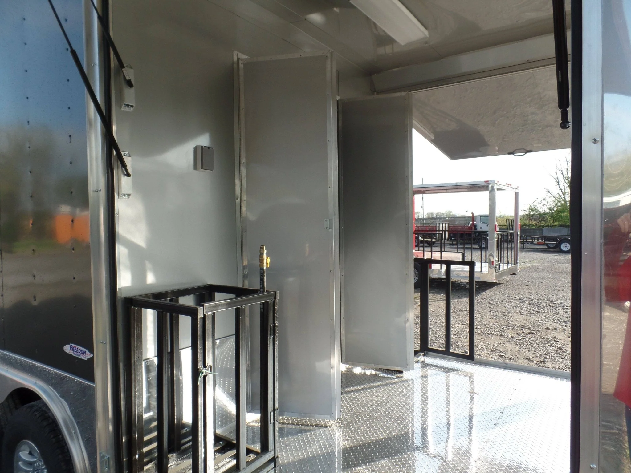 662-8.5-x-24-concession-bbq-food-trailer-charcoal-gray-event-catering-22.webp 8.5' x 24' Concession BBQ Food Trailer Charcoal Gray Event Catering