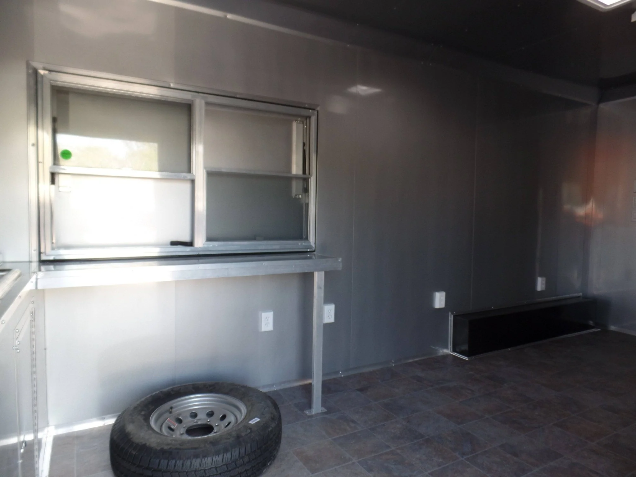 662-8.5-x-24-concession-bbq-food-trailer-charcoal-gray-event-catering-31.webp 8.5' x 24' Concession BBQ Food Trailer Charcoal Gray Event Catering