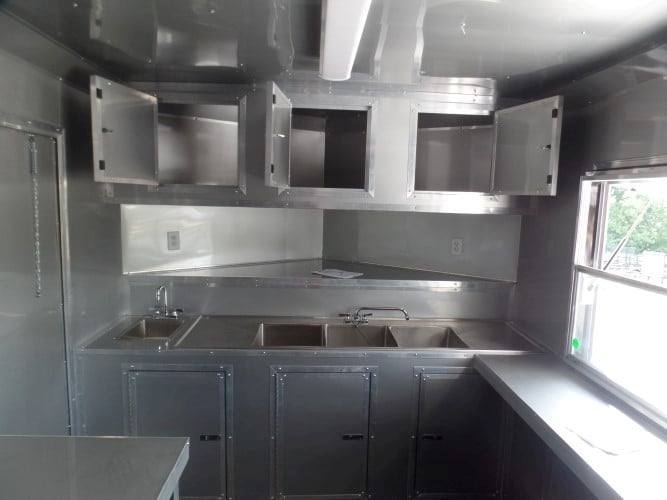 8.5' x 24' Concession BBQ Food Trailer Event Catering