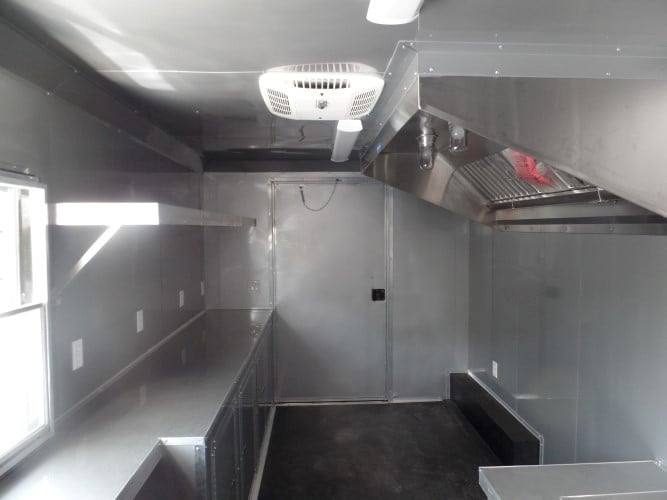8.5' x 24' Concession BBQ Food Trailer Event Catering