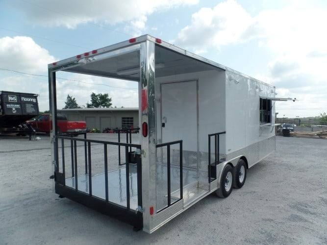 8.5' x 24' Concession BBQ Food Trailer Event Catering