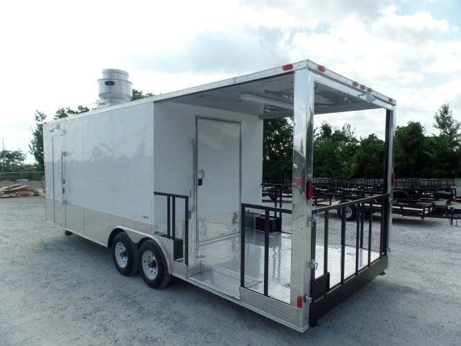 8.5' x 24' Concession BBQ Food Trailer Event Catering