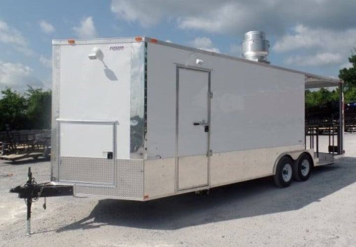8.5' x 24' Concession BBQ Food Trailer Event Catering