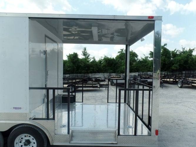 8.5' x 24' Concession BBQ Food Trailer Event Catering