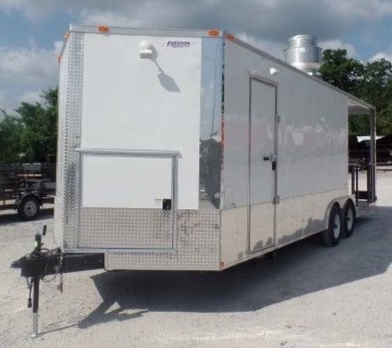 8.5' x 24' Concession BBQ Food Trailer Event Catering