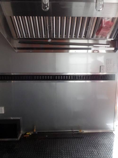 664-8.5-x-24-concession-bbq-food-trailer-orange-event-catering-10.jpg 8.5' x 24' Concession BBQ Food Trailer Orange Event Catering