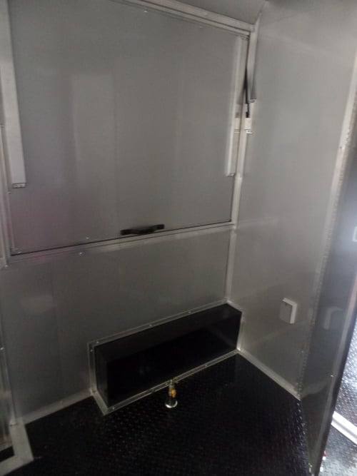 664-8.5-x-24-concession-bbq-food-trailer-orange-event-catering-14.jpg 8.5' x 24' Concession BBQ Food Trailer Orange Event Catering