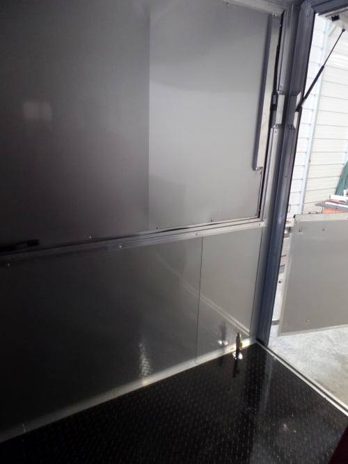 664-8.5-x-24-concession-bbq-food-trailer-orange-event-catering-17.jpg 8.5' x 24' Concession BBQ Food Trailer Orange Event Catering