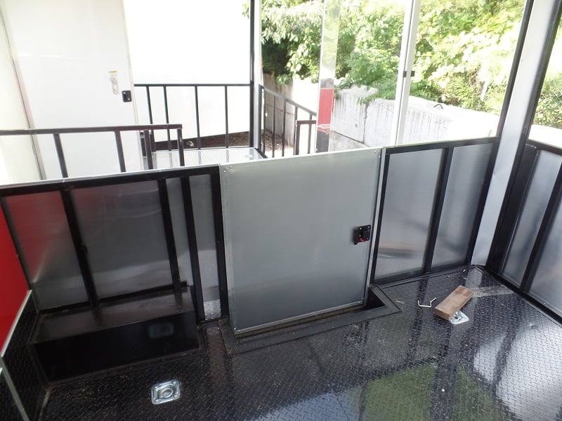 665-8.5-x-24-concession-bbq-food-trailer-red-event-catering-8.jpg 8.5' x 24' Concession BBQ Food Trailer Red Event Catering