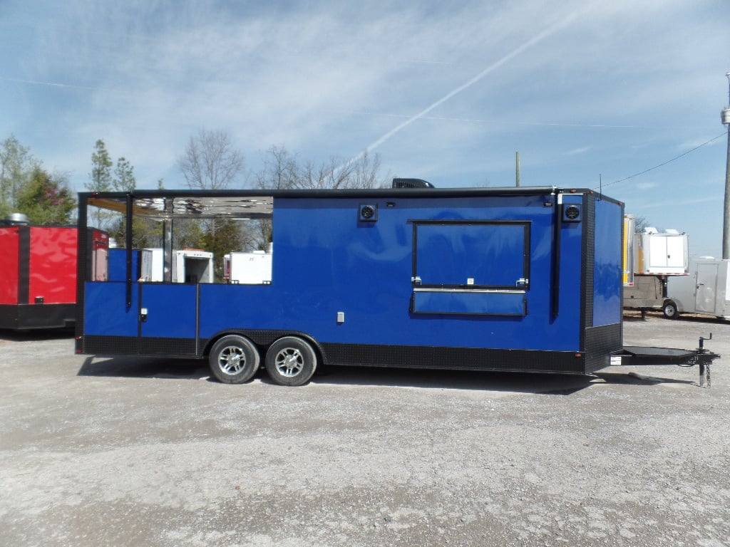 666-8.5-x-24-concession-cobalt-blue-event-food-trailer-10.jpg 8.5' x 24' Concession Cobalt Blue Event Food Trailer