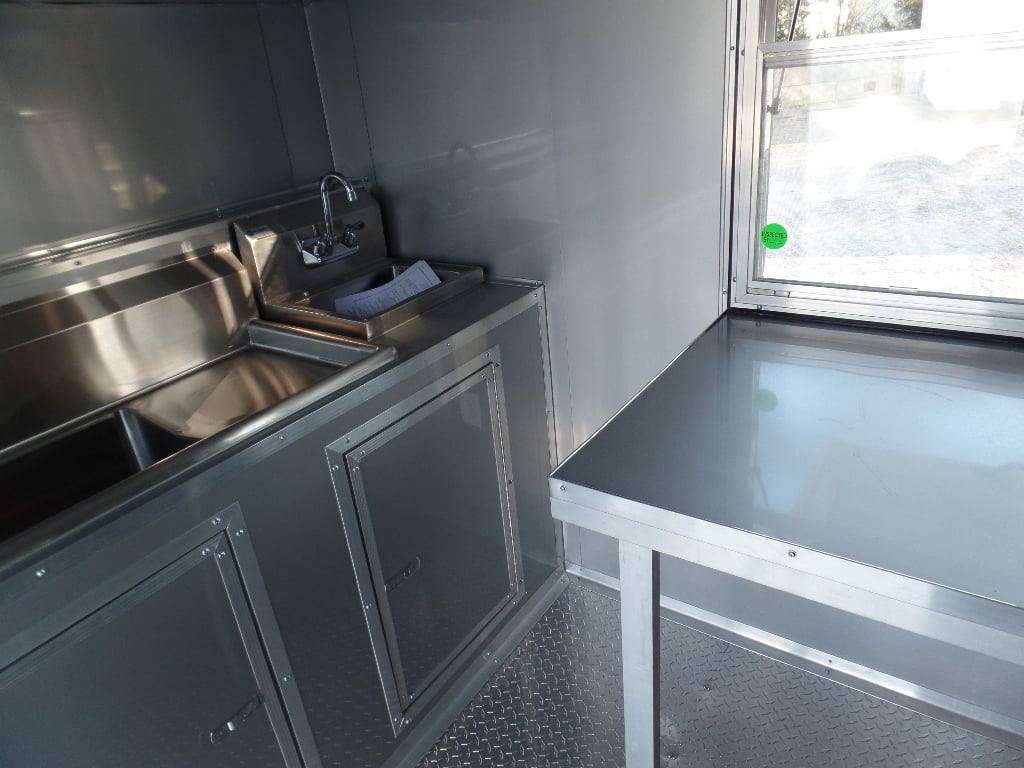 671-8.5-x-24-concession-food-flat-nose-cobalt-blue-trailer-with-appliances-21.jpg 8.5' x 24' Concession Food Flat Nose Cobalt Blue Trailer With Appliances