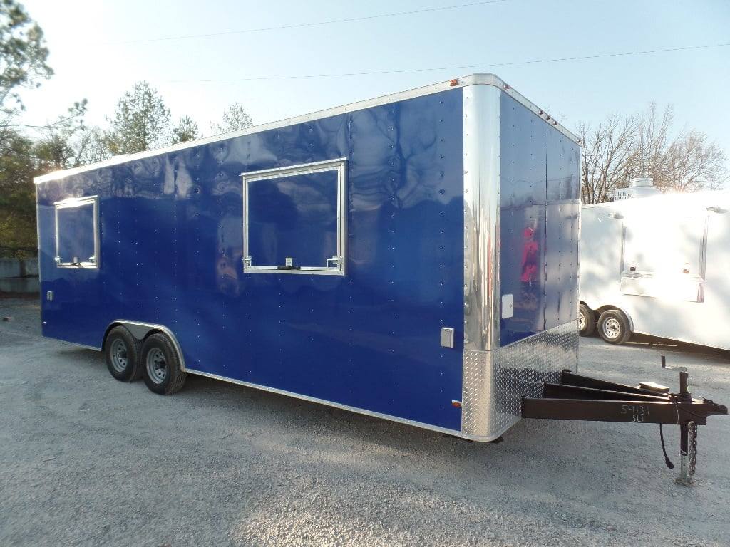 671-8.5-x-24-concession-food-flat-nose-cobalt-blue-trailer-with-appliances-25.jpg 8.5' x 24' Concession Food Flat Nose Cobalt Blue Trailer With Appliances