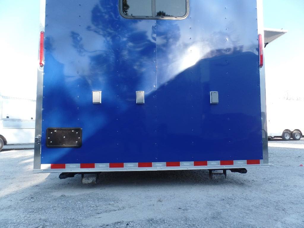 671-8.5-x-24-concession-food-flat-nose-cobalt-blue-trailer-with-appliances-31.jpg 8.5' x 24' Concession Food Flat Nose Cobalt Blue Trailer With Appliances