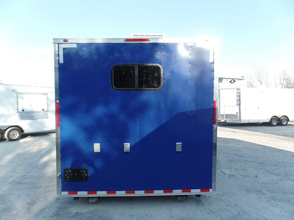 671-8.5-x-24-concession-food-flat-nose-cobalt-blue-trailer-with-appliances-33.jpg 8.5' x 24' Concession Food Flat Nose Cobalt Blue Trailer With Appliances