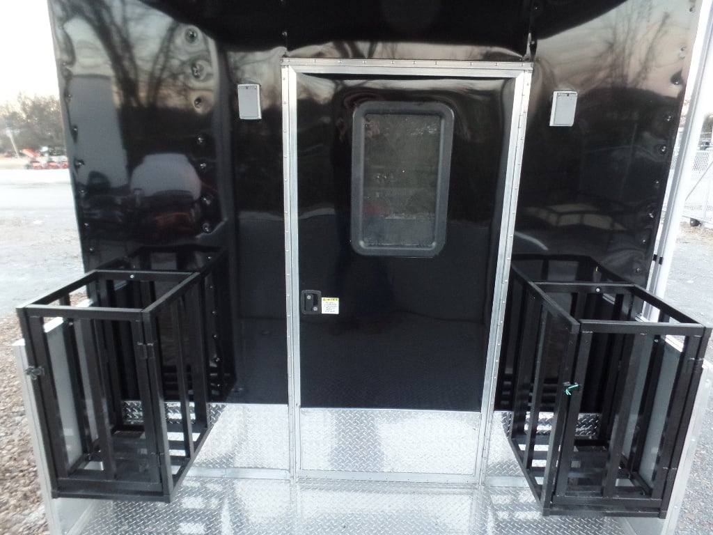 673-8.5-x-24-concession-food-trailer-black-bbq-catering-14.jpg 8.5' x 24' Concession Food Trailer Black BBQ Catering