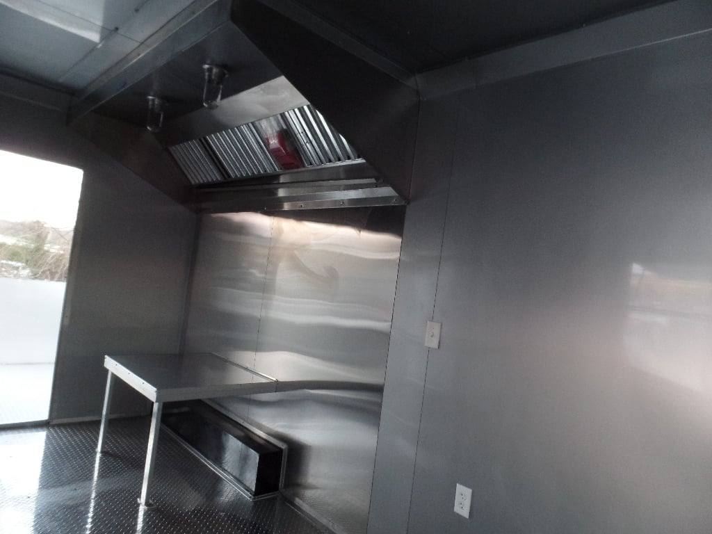 673-8.5-x-24-concession-food-trailer-black-bbq-catering-22.jpg 8.5' x 24' Concession Food Trailer Black BBQ Catering