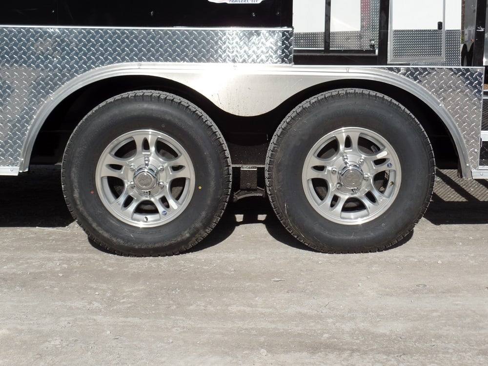 674-8.5-x-24-concession-food-trailer-black-bbq-event-15.jpg 8.5' x 24' Concession Food Trailer Black BBQ Event