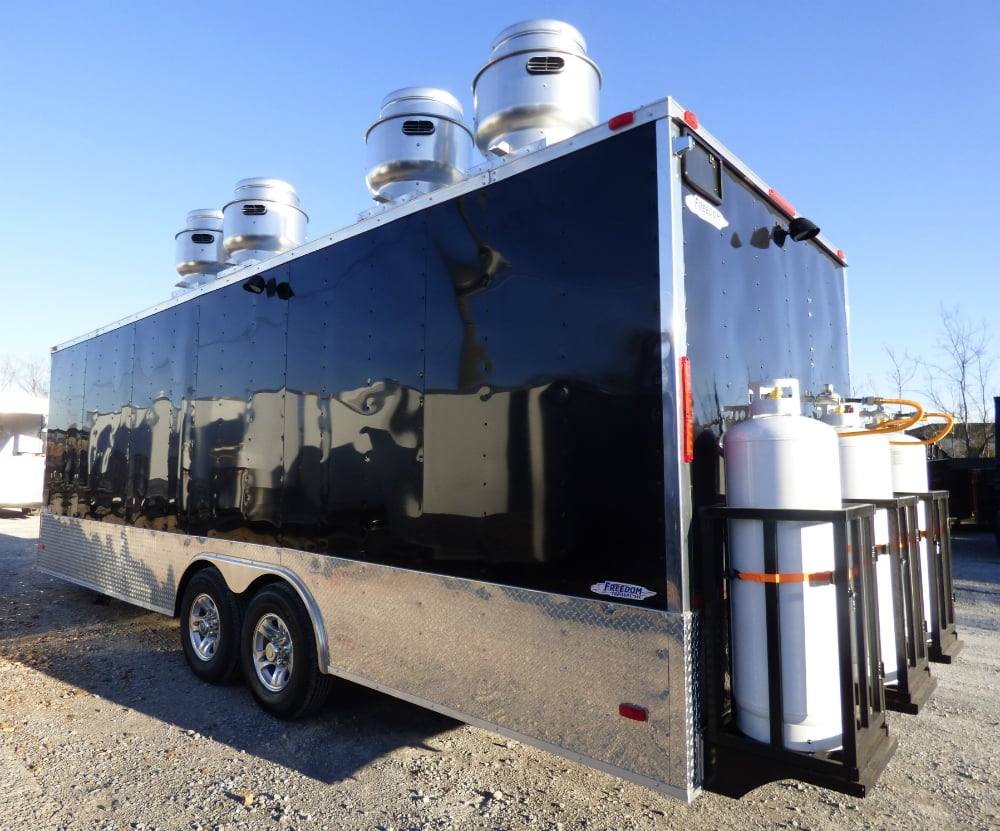 675-8.5-x-24-concession-food-trailer-black-event-catering-11.jpg 8.5' x 24' Concession Food Trailer Black Event Catering