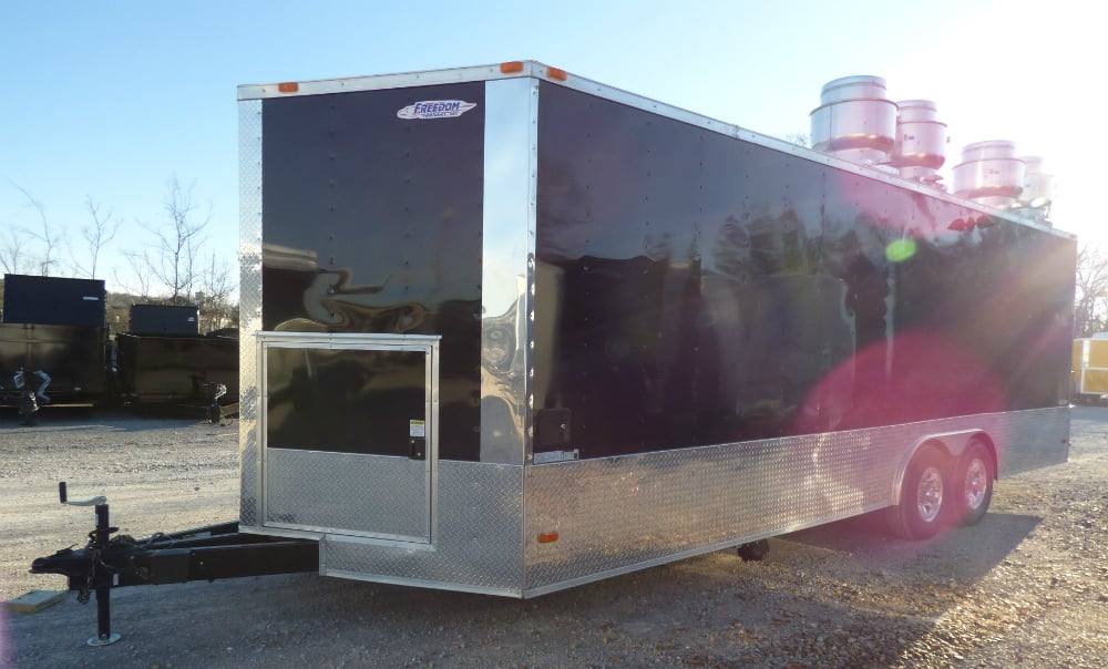 675-8.5-x-24-concession-food-trailer-black-event-catering-12.jpg 8.5' x 24' Concession Food Trailer Black Event Catering