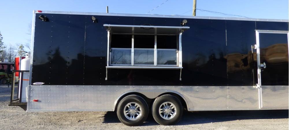 675-8.5-x-24-concession-food-trailer-black-event-catering-15.jpg 8.5' x 24' Concession Food Trailer Black Event Catering