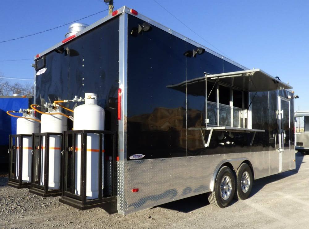 675-8.5-x-24-concession-food-trailer-black-event-catering-28.jpg 8.5' x 24' Concession Food Trailer Black Event Catering
