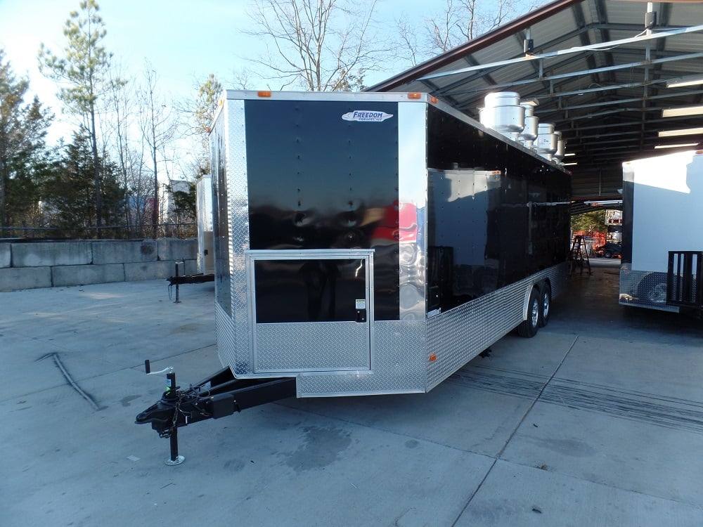 676-8.5-x-24-concession-food-trailer-black-with-appliances-6.jpg 8.5' x 24' Concession Food Trailer Black With Appliances