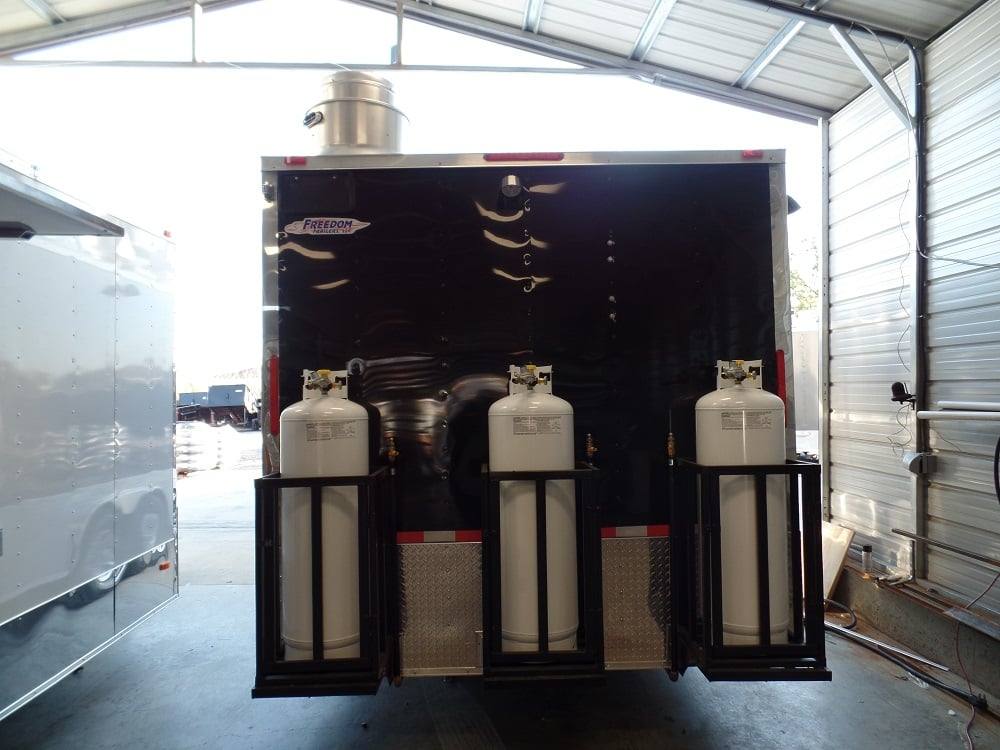676-8.5-x-24-concession-food-trailer-black-with-appliances-7.jpg 8.5' x 24' Concession Food Trailer Black With Appliances