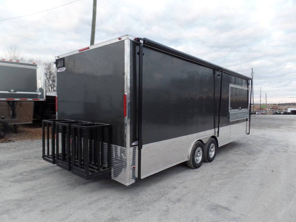 680-8.5-x-24-concession-food-trailer-charcoal-grey-22.jpg 8.5' x 24' Concession Food Trailer Charcoal Grey