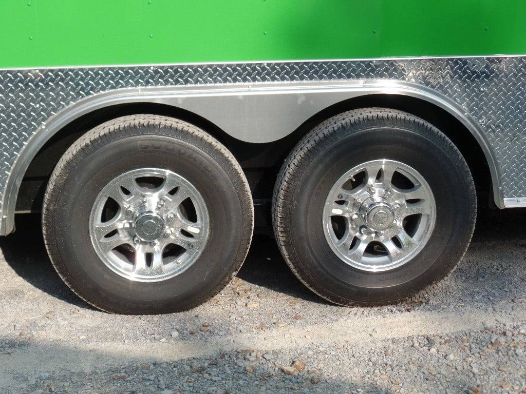 682-8.5-x-24-concession-food-trailer-electric-green-with-appliances-15.jpg 8.5' x 24' Concession Food Trailer Electric Green With Appliances