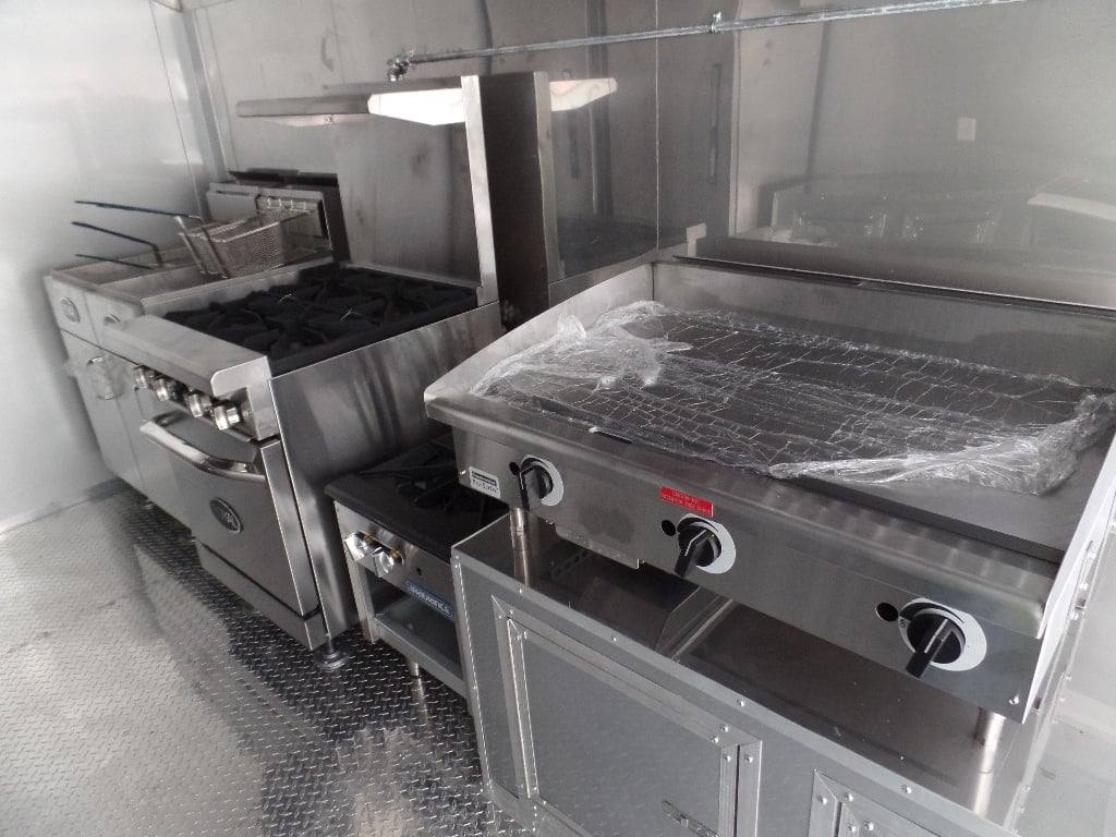 682-8.5-x-24-concession-food-trailer-electric-green-with-appliances-18.jpg 8.5' x 24' Concession Food Trailer Electric Green With Appliances