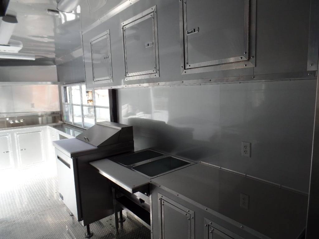 682-8.5-x-24-concession-food-trailer-electric-green-with-appliances-2.jpg 8.5' x 24' Concession Food Trailer Electric Green With Appliances
