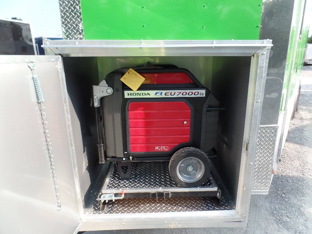 682-8.5-x-24-concession-food-trailer-electric-green-with-appliances-20.jpg 8.5' x 24' Concession Food Trailer Electric Green With Appliances