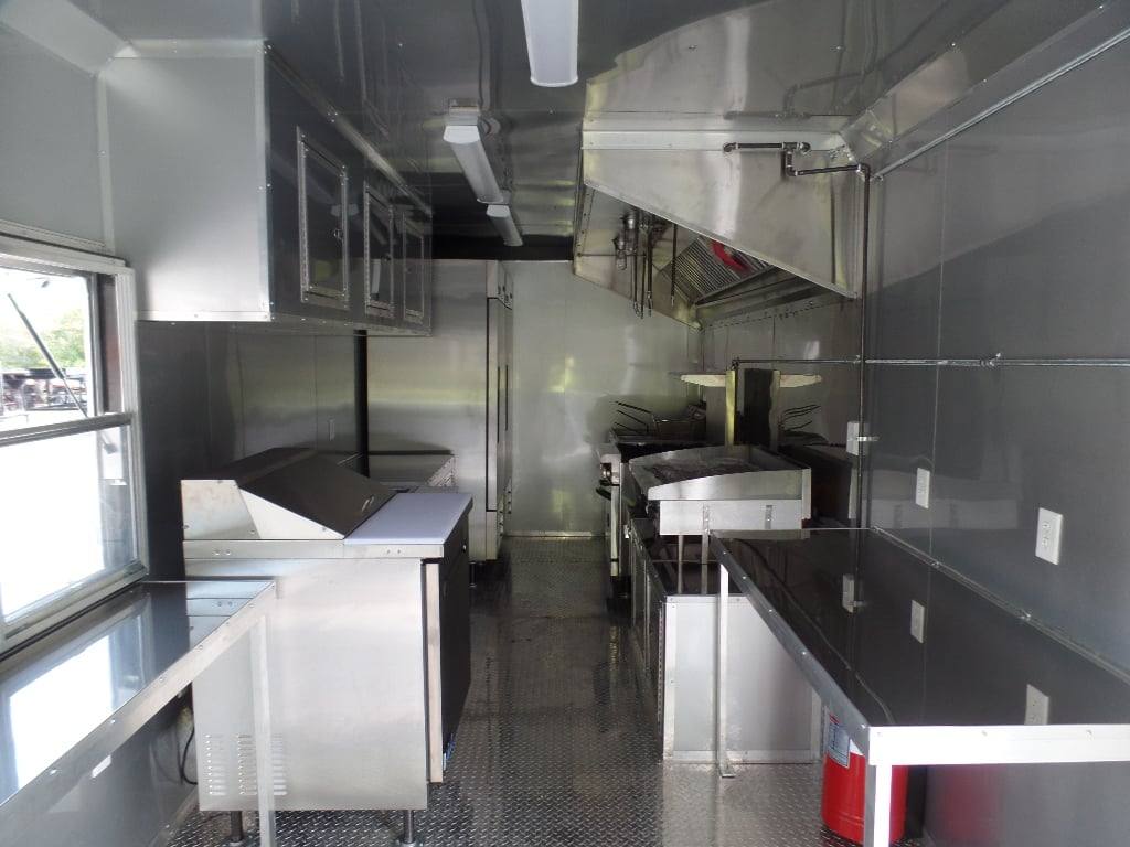 682-8.5-x-24-concession-food-trailer-electric-green-with-appliances-21.jpg 8.5' x 24' Concession Food Trailer Electric Green With Appliances