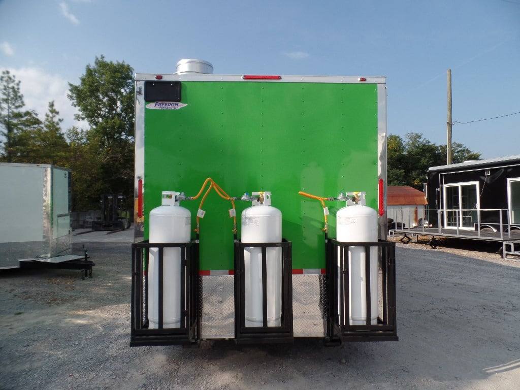 682-8.5-x-24-concession-food-trailer-electric-green-with-appliances-22.jpg 8.5' x 24' Concession Food Trailer Electric Green With Appliances