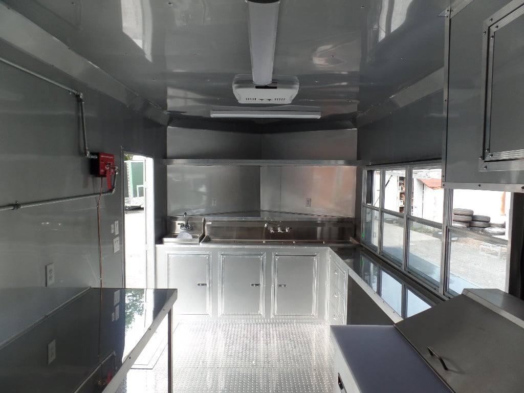 682-8.5-x-24-concession-food-trailer-electric-green-with-appliances-23.jpg 8.5' x 24' Concession Food Trailer Electric Green With Appliances