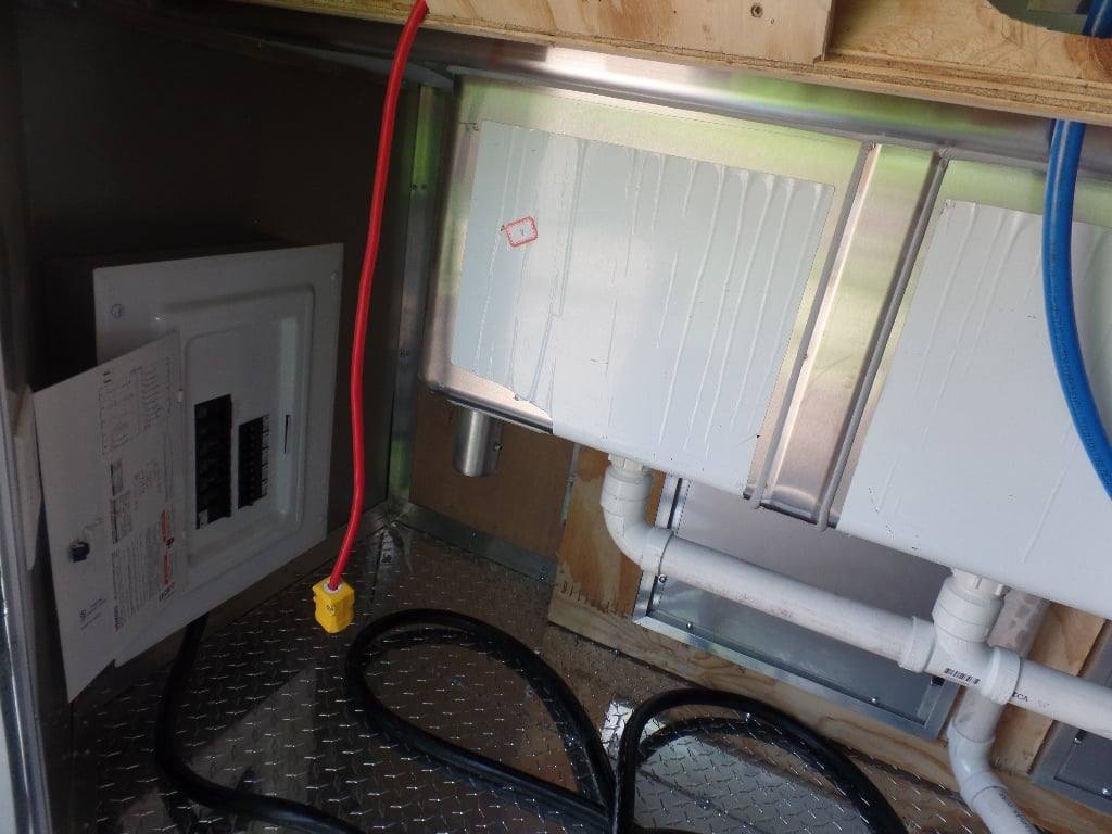682-8.5-x-24-concession-food-trailer-electric-green-with-appliances-7.jpg 8.5' x 24' Concession Food Trailer Electric Green With Appliances