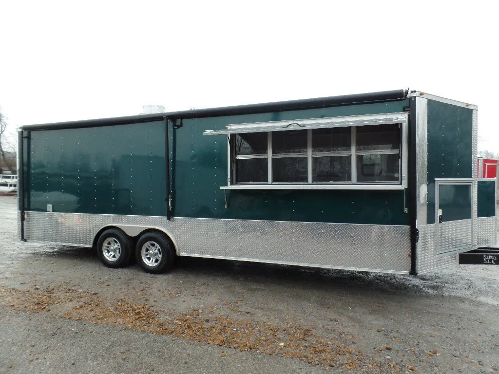 683-8.5-x-24-concession-food-trailer-emerald-green-10.webp 8.5' x 24' Concession Food Trailer Emerald Green