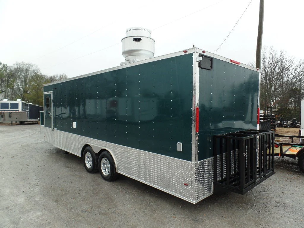 683-8.5-x-24-concession-food-trailer-emerald-green-6.webp 8.5' x 24' Concession Food Trailer Emerald Green