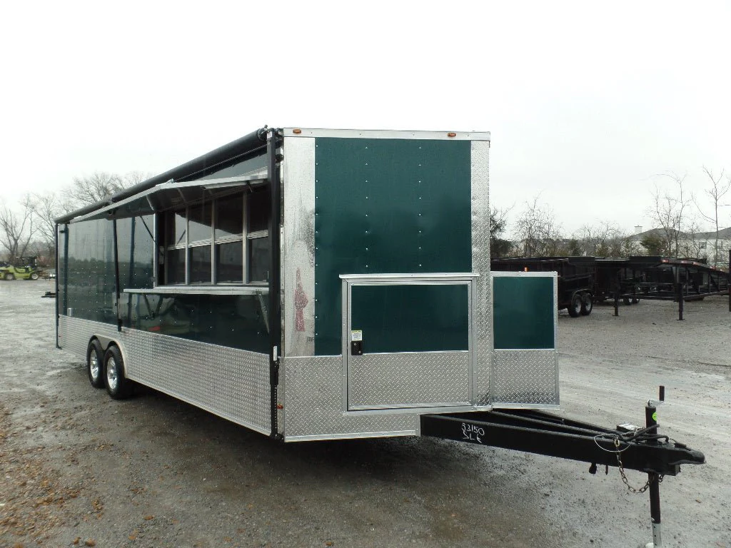 683-8.5-x-24-concession-food-trailer-emerald-green-9.webp 8.5' x 24' Concession Food Trailer Emerald Green
