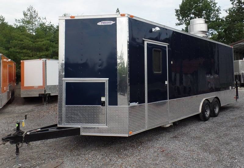 685-8.5-x-24-concession-food-trailer-indigo-blue-event-catering-10.jpg 8.5' x 24' Concession Food Trailer Indigo Blue Event Catering