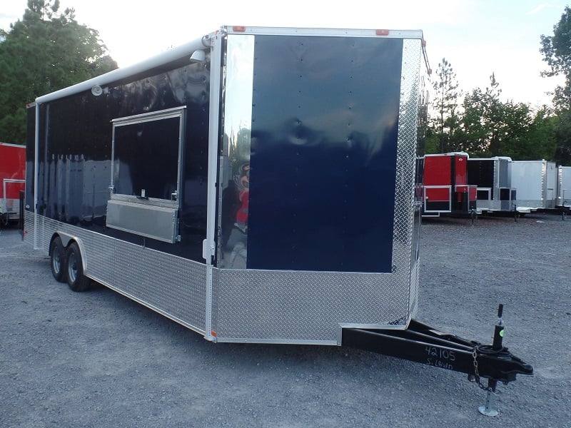 685-8.5-x-24-concession-food-trailer-indigo-blue-event-catering-13.jpg 8.5' x 24' Concession Food Trailer Indigo Blue Event Catering