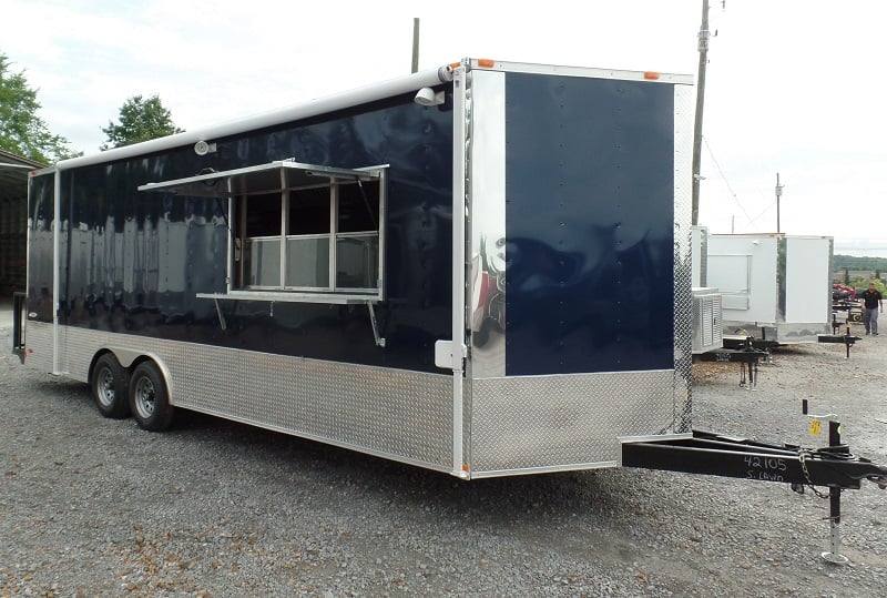 685-8.5-x-24-concession-food-trailer-indigo-blue-event-catering-25.jpg 8.5' x 24' Concession Food Trailer Indigo Blue Event Catering