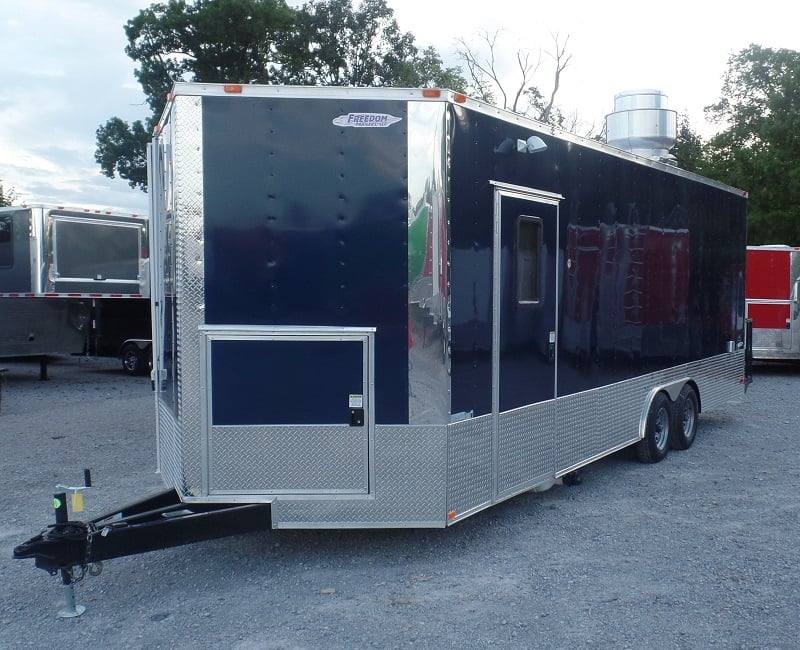 685-8.5-x-24-concession-food-trailer-indigo-blue-event-catering-8.jpg 8.5' x 24' Concession Food Trailer Indigo Blue Event Catering