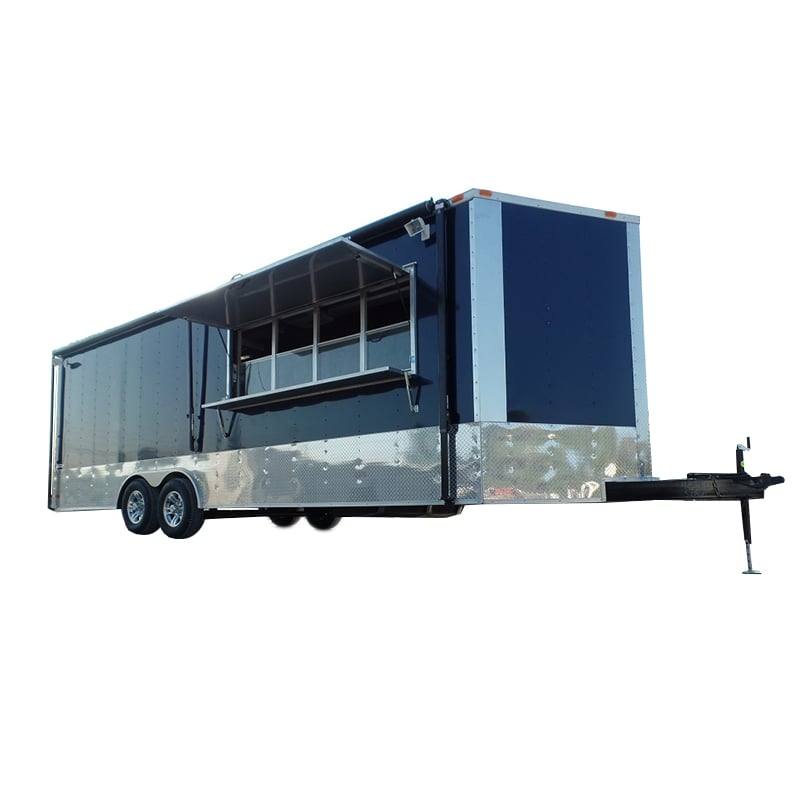 686-8.5-x-24-concession-food-trailer-indigo-blue-event-catering-1.jpg 8.5' x 24' Concession Food Trailer Indigo Blue Event Catering