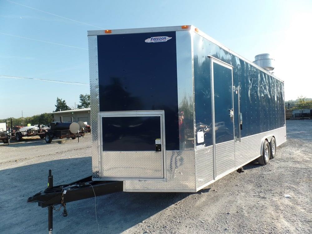 686-8.5-x-24-concession-food-trailer-indigo-blue-event-catering-10.jpg 8.5' x 24' Concession Food Trailer Indigo Blue Event Catering