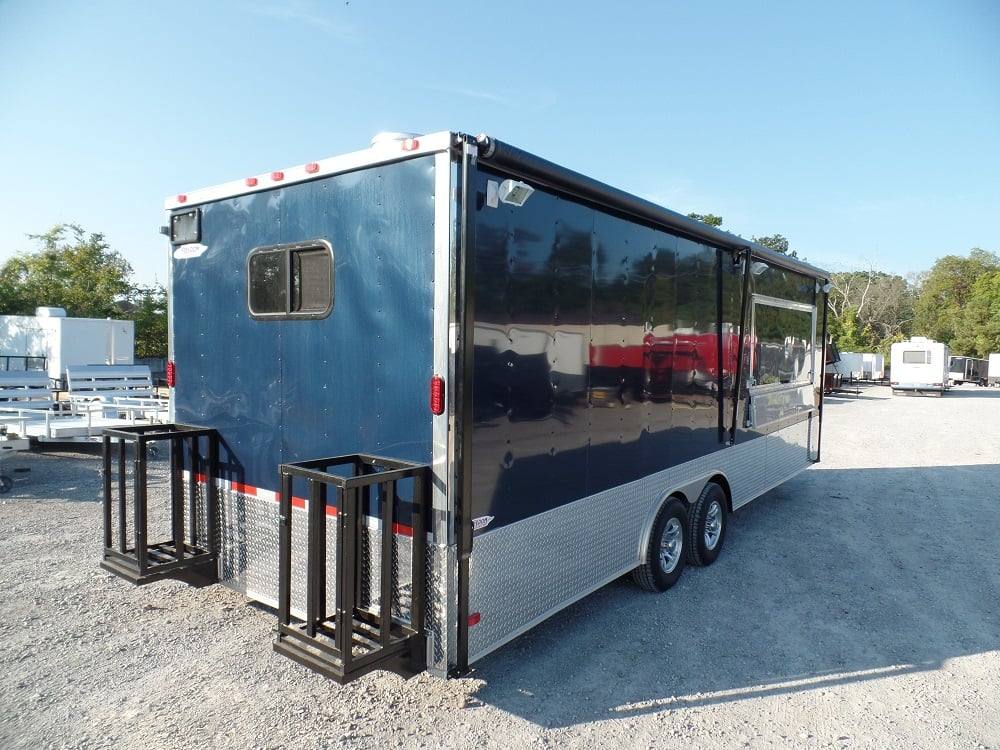 686-8.5-x-24-concession-food-trailer-indigo-blue-event-catering-11.jpg 8.5' x 24' Concession Food Trailer Indigo Blue Event Catering