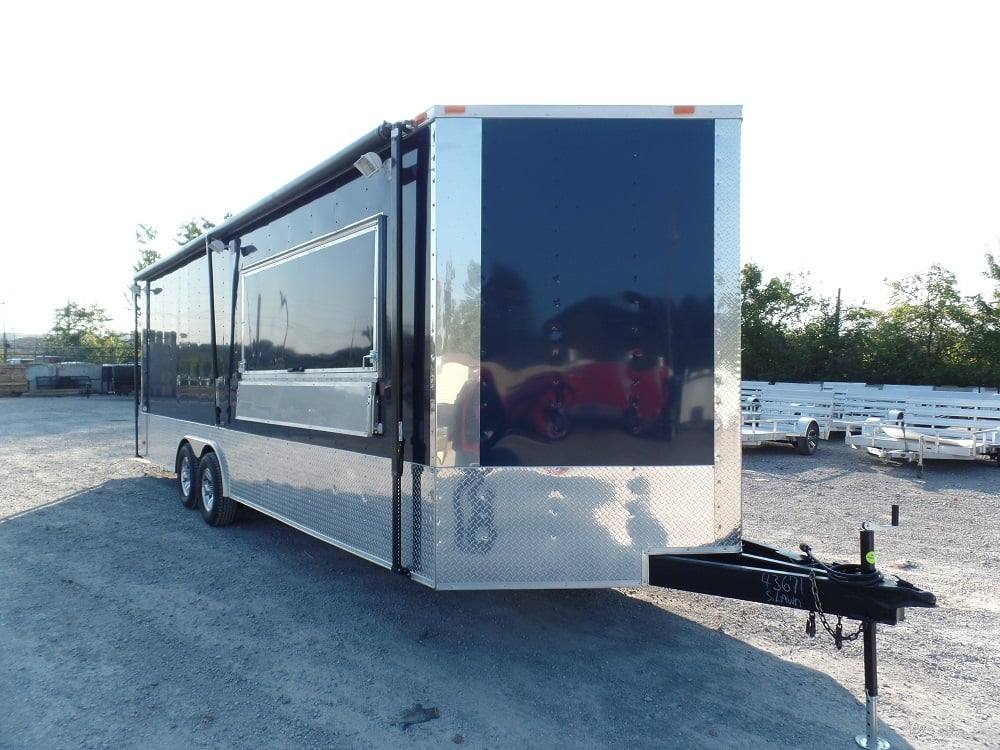 686-8.5-x-24-concession-food-trailer-indigo-blue-event-catering-14.jpg 8.5' x 24' Concession Food Trailer Indigo Blue Event Catering
