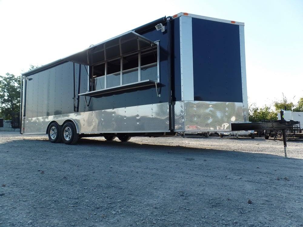 686-8.5-x-24-concession-food-trailer-indigo-blue-event-catering-6.jpg 8.5' x 24' Concession Food Trailer Indigo Blue Event Catering